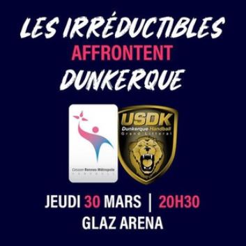Match LNH : Cesson - Dunkerque 30/03/2023